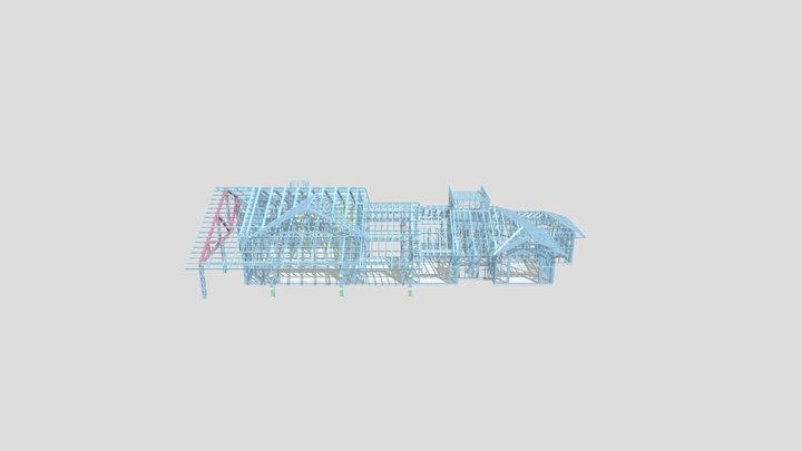Residência steel frame 400m² 3D Model