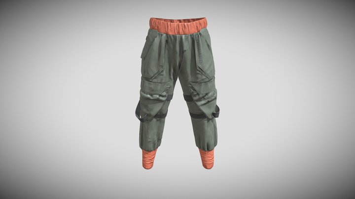 Kaaro Techwear - Trousers 2 3D Model