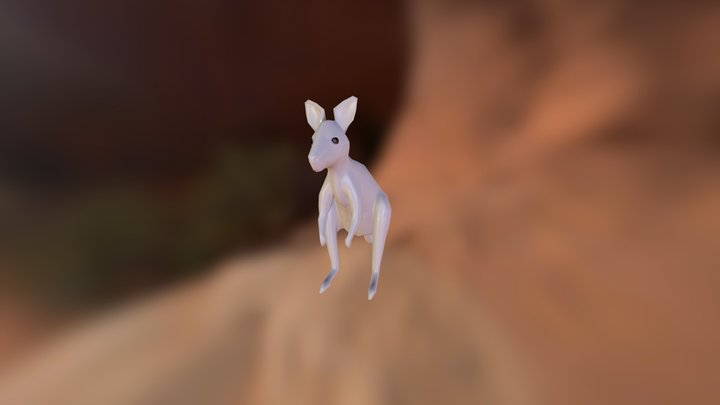 Wallaby 3D Model
