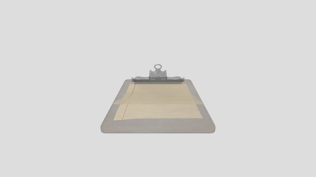 Vintage Wooden Clipboard