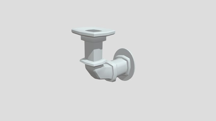Weekly Models - Pipes with Brackets 3D Model