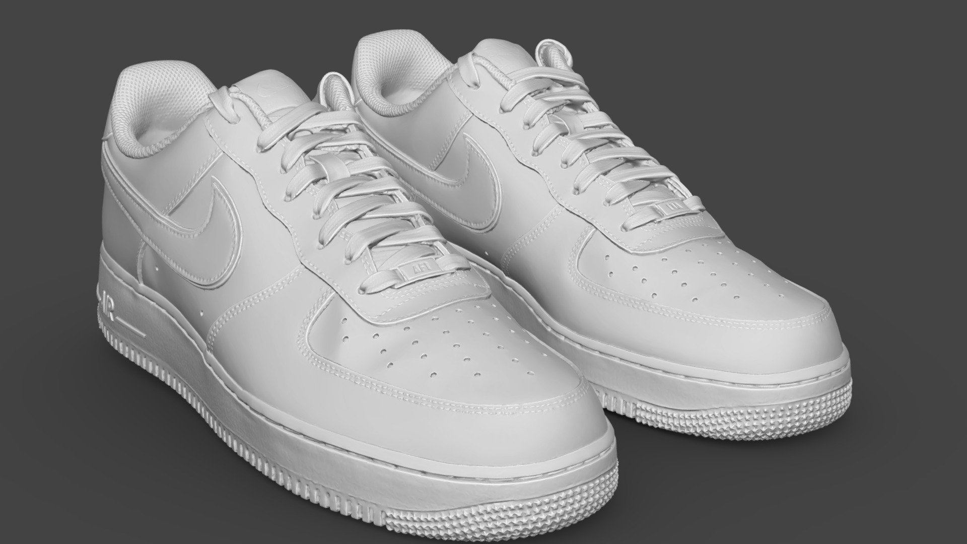 Learning Arrange capitalism High Poly] Nike Air Force 1 3D print model - Buy Royalty Free 3D model by  Vincent Page (@vincentpage) [076f162]