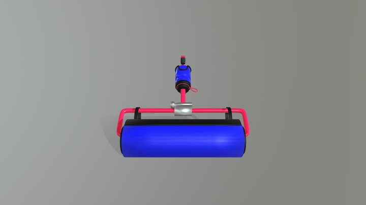 Carbon Roller 3D Model