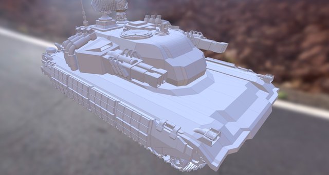 Apocalyp AA - Light Tank 3D Model