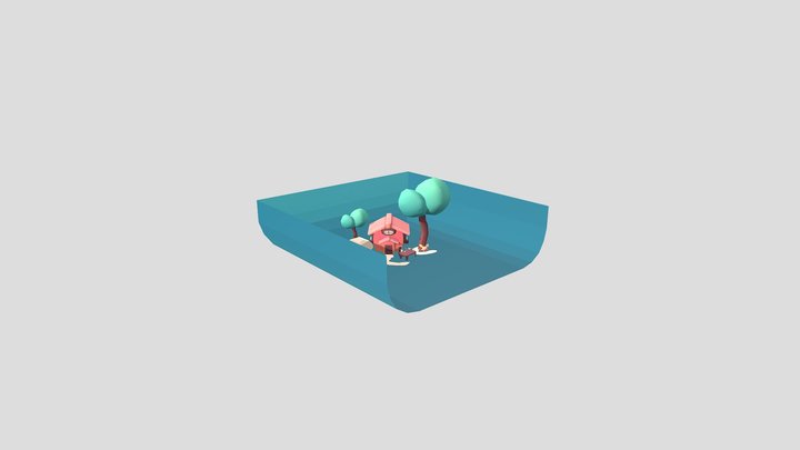 SampleScene 3D Model