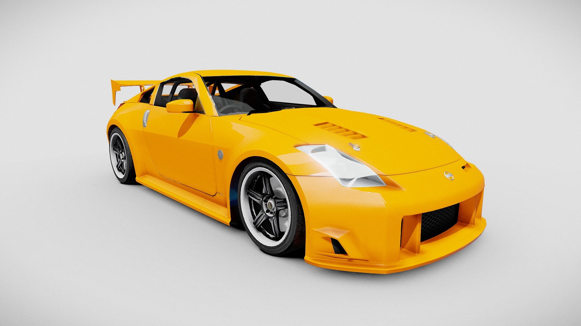 Nissan 350z (Tuned) 3D model by CarEnthusiast [077142f] Sketchfab