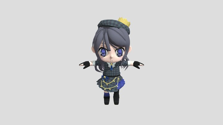 Sakurajima Mai Suisei Uniform 3D Model