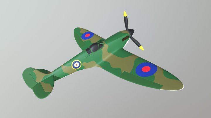 Spitfire Model Smooth 3D Model