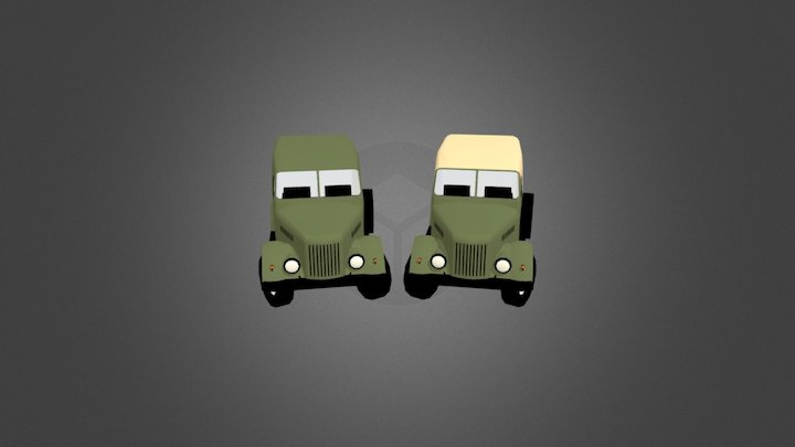 Gaz 69 3D Model