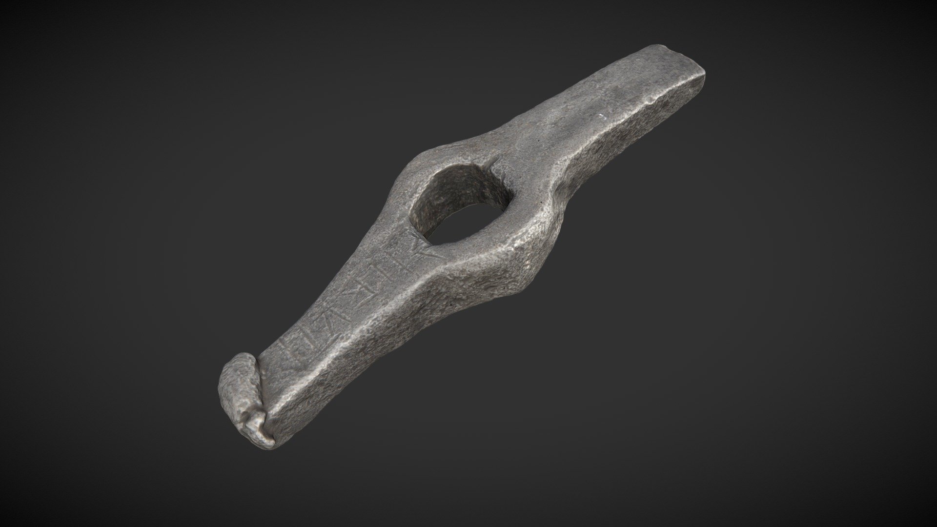 Bronze Hammer, Bar Hill, Antonine Wall - 3D model by Historic ...