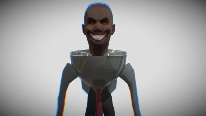 Skibidi man 3D Model
