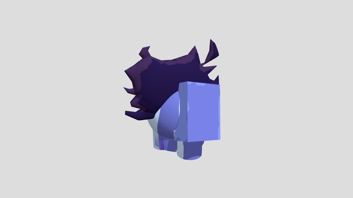 Blue Cool Boy Hair - Roblox