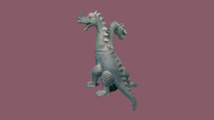 Two Headed Dragon Toy 3D Model