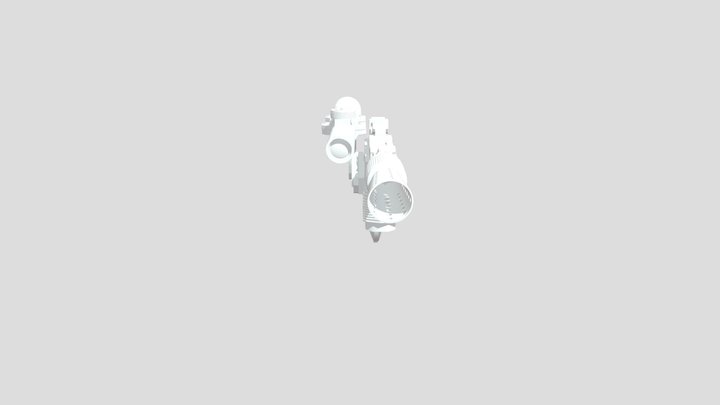 Blaster UVs Cecilia Alvarado 14579 3D Model