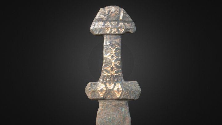 Sword Statue 3D Model