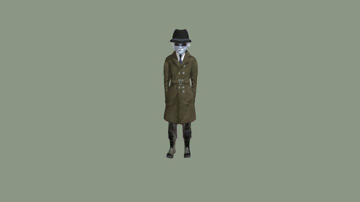 Looking 3D Model