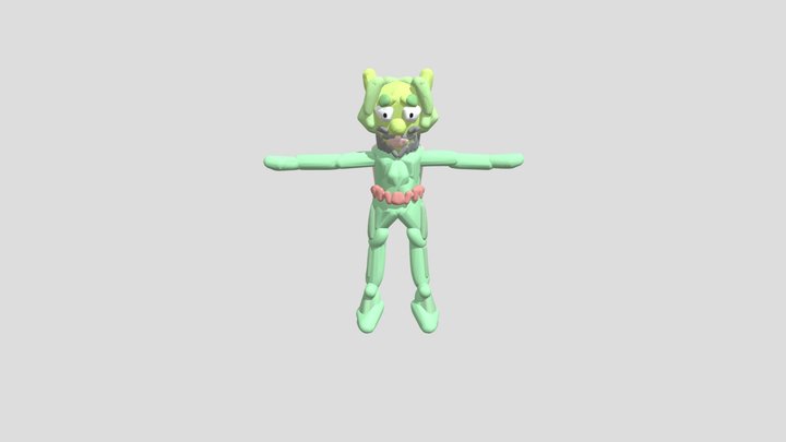 Angry 3D Model