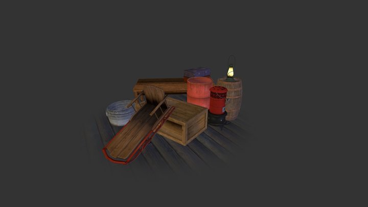 Cabin_Props 3D Model