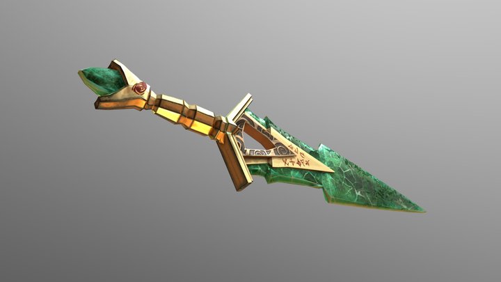 Ceremonial Dagger 3D Model
