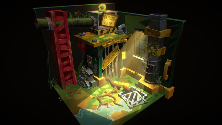 AbandonLab 3D Model