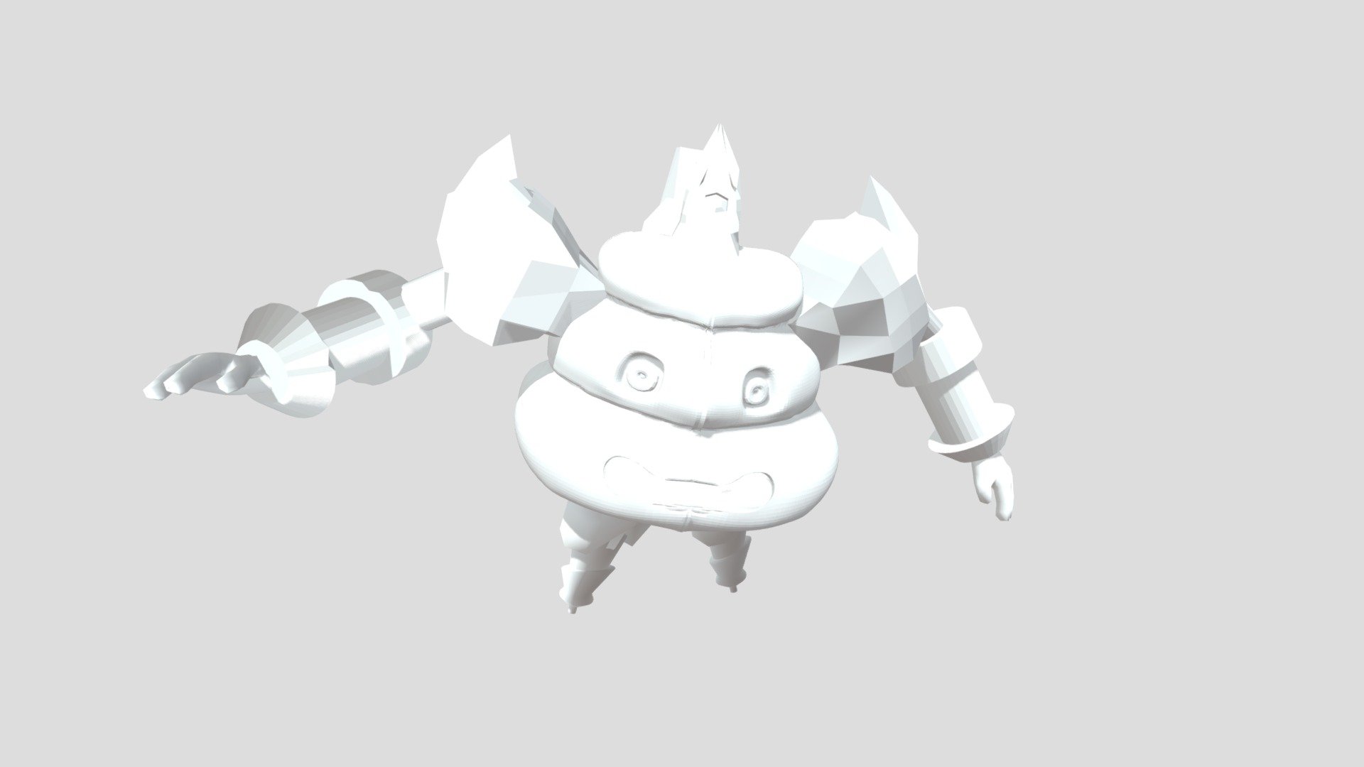 Damemon: Digimon Fusion - Download Free 3d Model By 