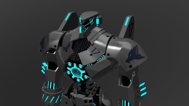 Mech Bot 3D Model