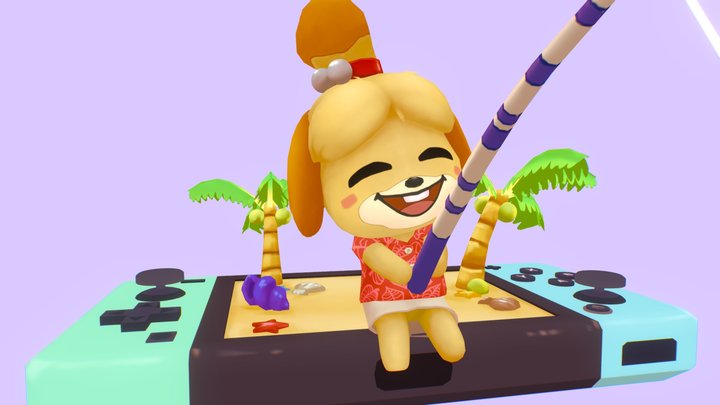 Isabelle - Animal Crossing New Horizons 3D Model