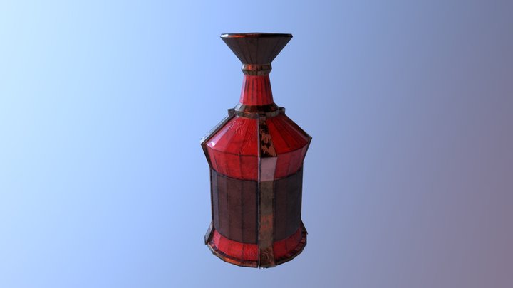 Potion_red_HP 3D Model