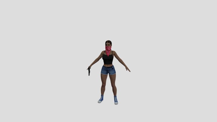 gta 6 Lucia 3D Model