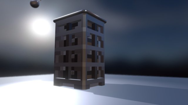 Bullet Physics Demolition Animation 2 – Modello 3D gratuito STL