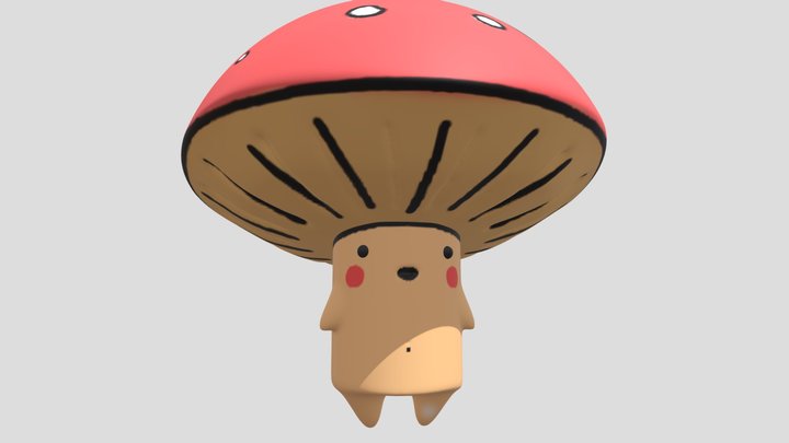 mushroom man 3D Model