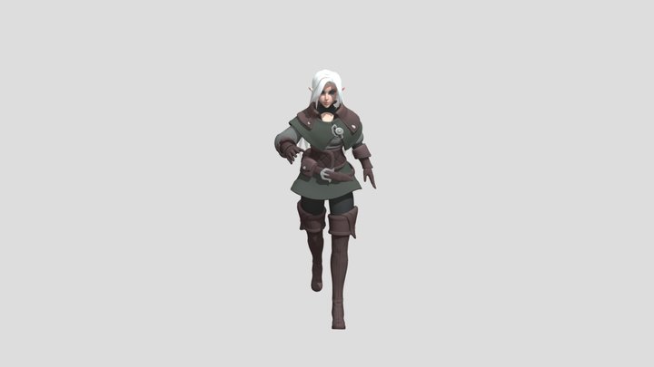 Walk/Idle/Run Cycles 3D Model