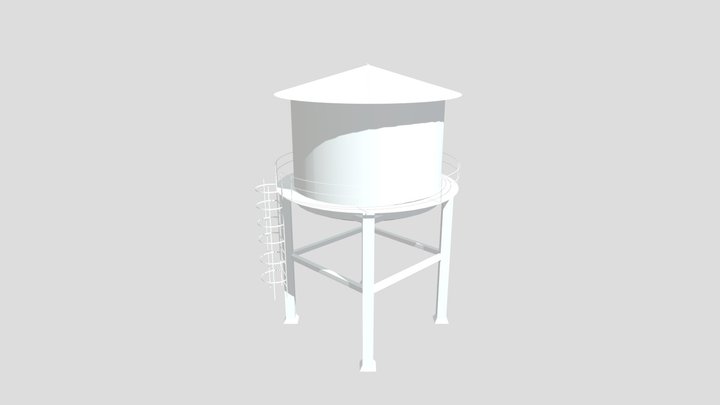 WAterTower 3D Model