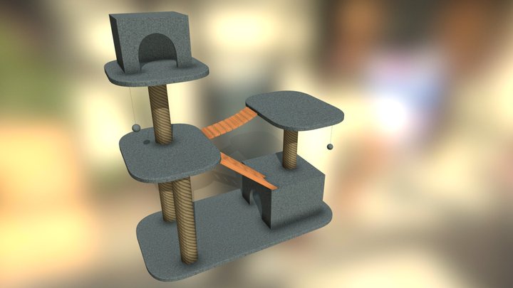Arbre à chat (Cat Tree) 3D Model