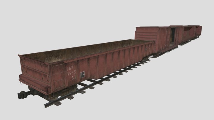 Trains 3D Model