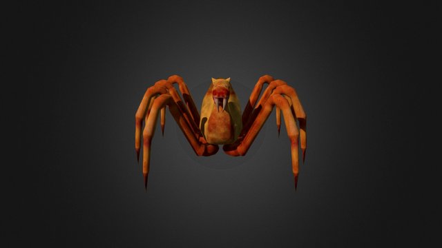Horror Camel Spider 3D Model