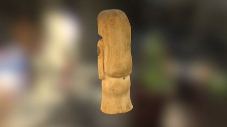 Wood Sculpture 3D Model