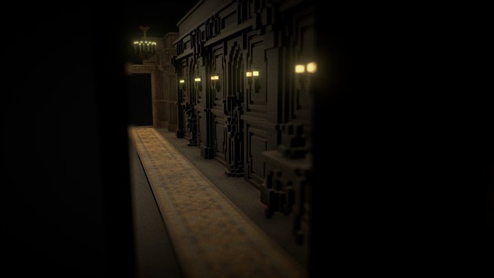 Corridor of unknow horror - The Padre Game 3D Model