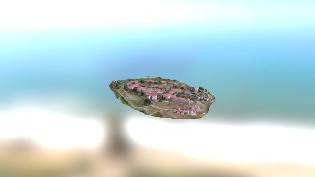 Oblique Mapping Instun Simplified 3d Mesh 3D Model