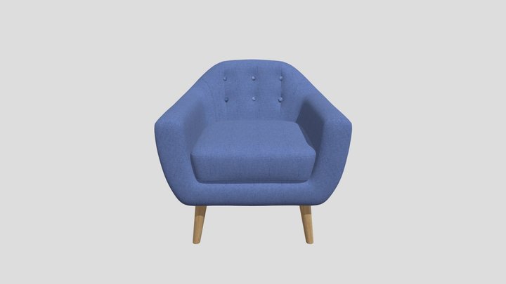 ritchie_armchair_barley_beige_2 3D Model