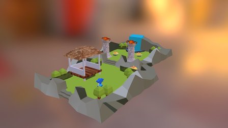 Ancient Land 3D Model