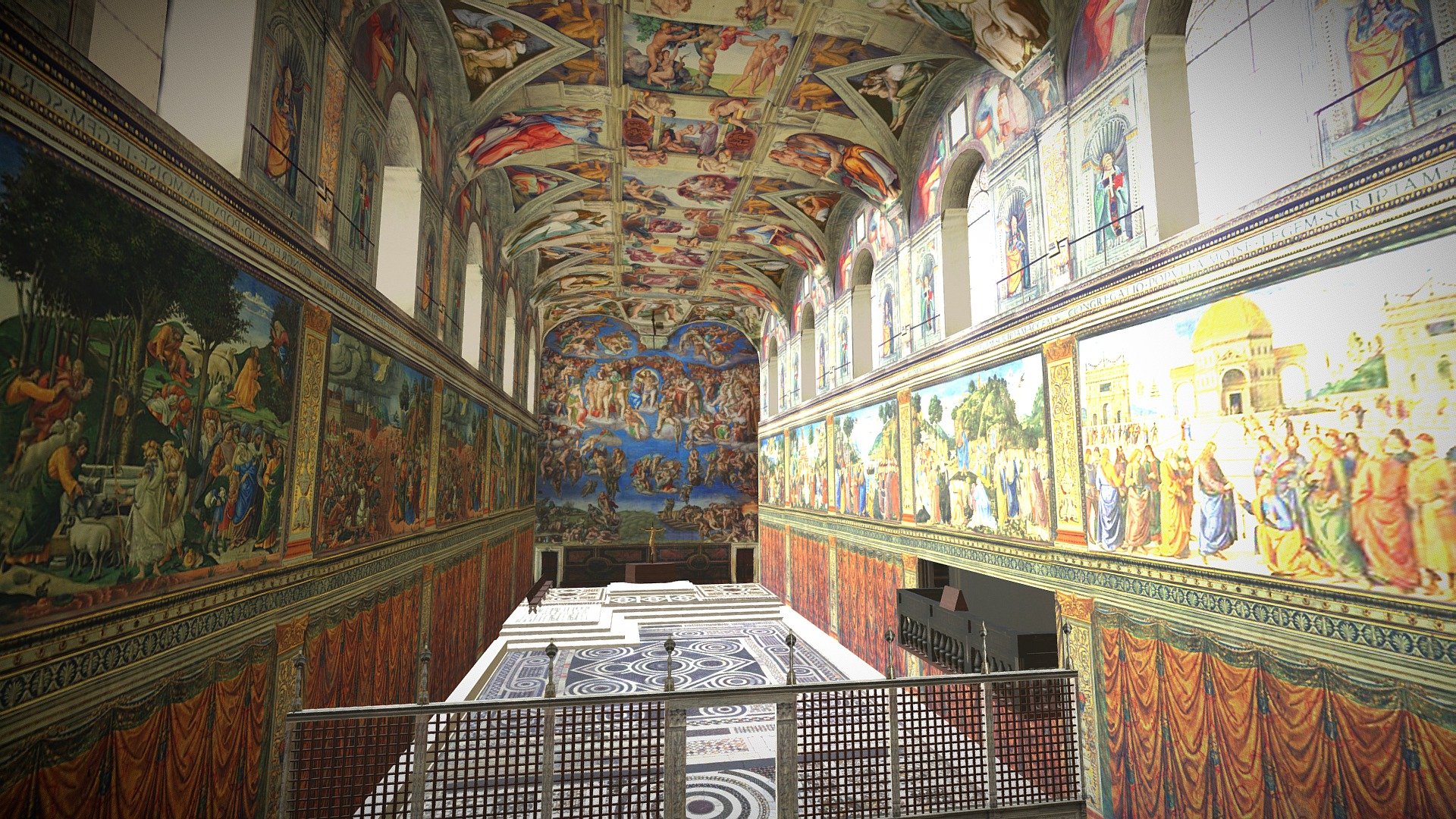 Sistine Chapel Buy Royalty Free 3D Model By Danielmikulik 0782ce4 