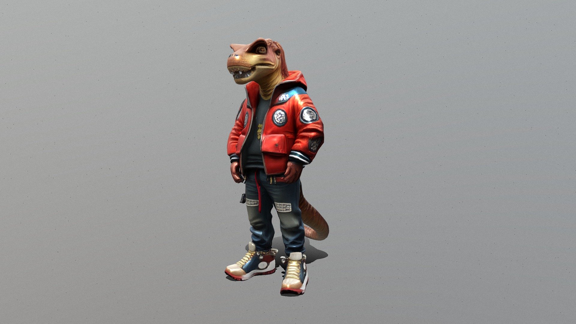 Velociraptor character - 3D model by VertaScan [0783243] - Sketchfab