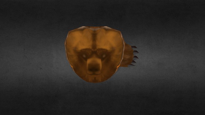 熊頭盾 3D Model