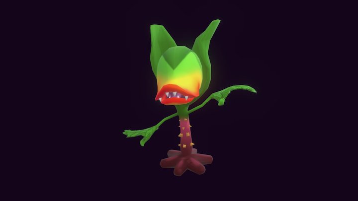 Plant Character - Feed It! 3D Model
