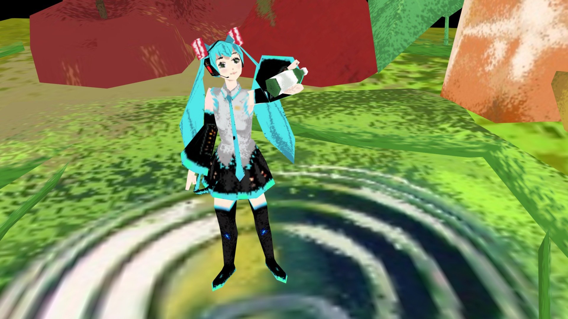 Miku playstation 1 style