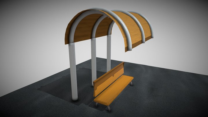 Bus Stop @MSalmanAlvi 3D Model