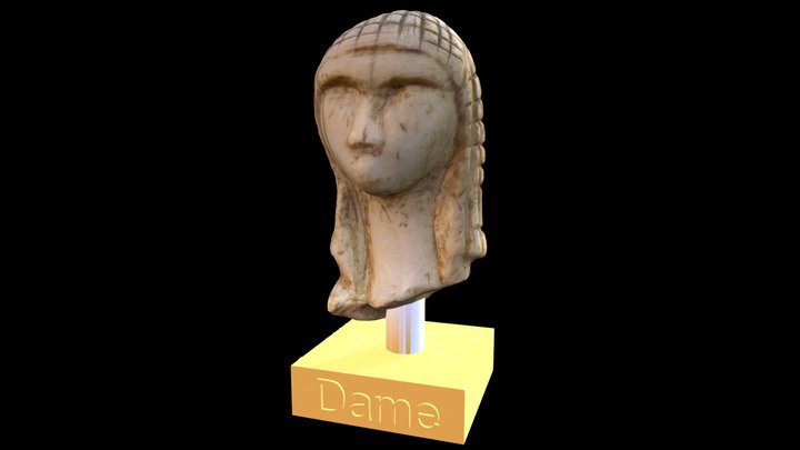 La Dame De Brassempouy 3D Model