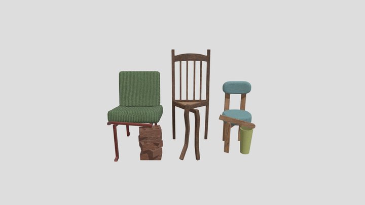 DadaismChairs 3D Model