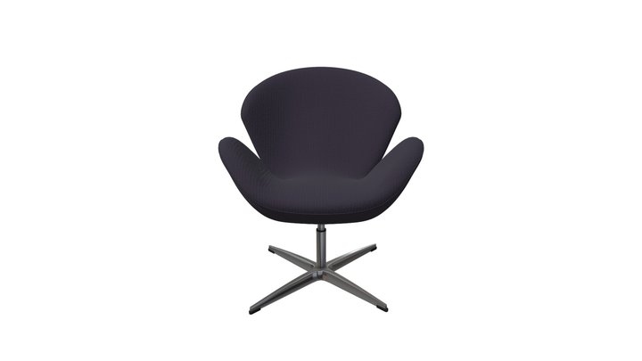 Pori Arm Chair Iron Gray - 500310 3D Model